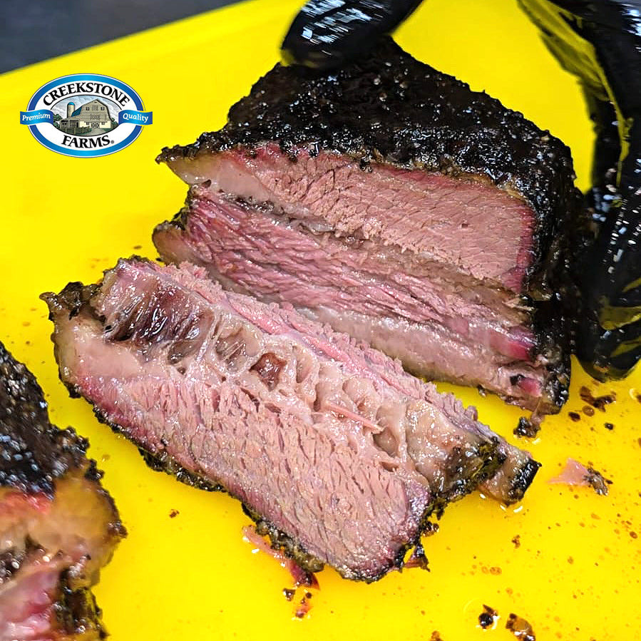 Brisket afumat pt 2-3persoane ~450gr obtinut din 1kg de carne